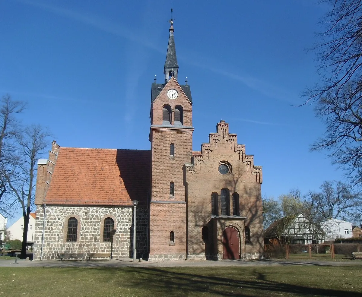 Dorfkirche Französisch Buchholz am Anger – evangelische Feldsteinkirche, Hauptstraße, Berlin-Pankow