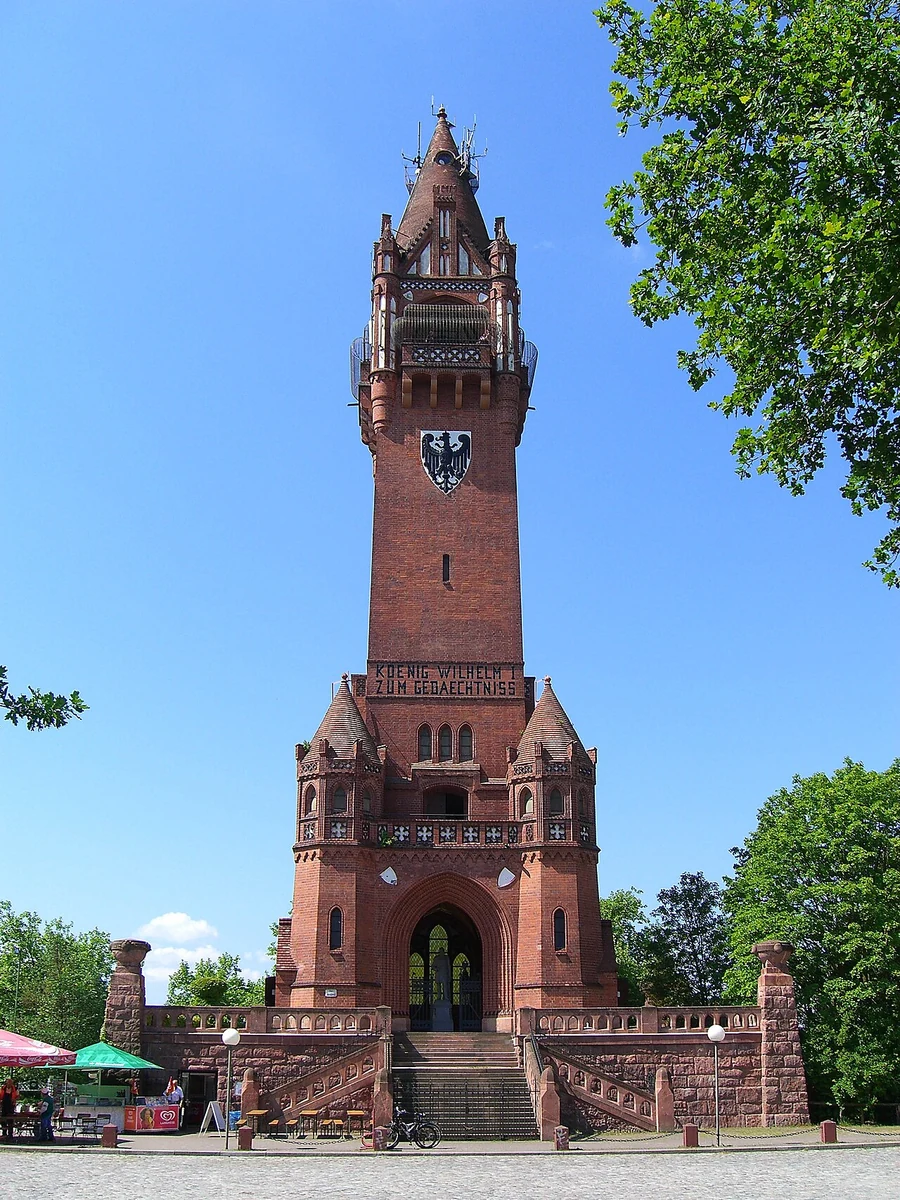 Grunewaldturm an der Havelchaussee – Aussichtsturm im Berliner Grunewald, Charlottenburg-Wilmersdorf