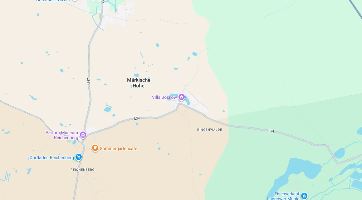 Karte Einsatzgebiet Schlüsseldienst Hillemeyer in Ringenwalde, Brandenburg