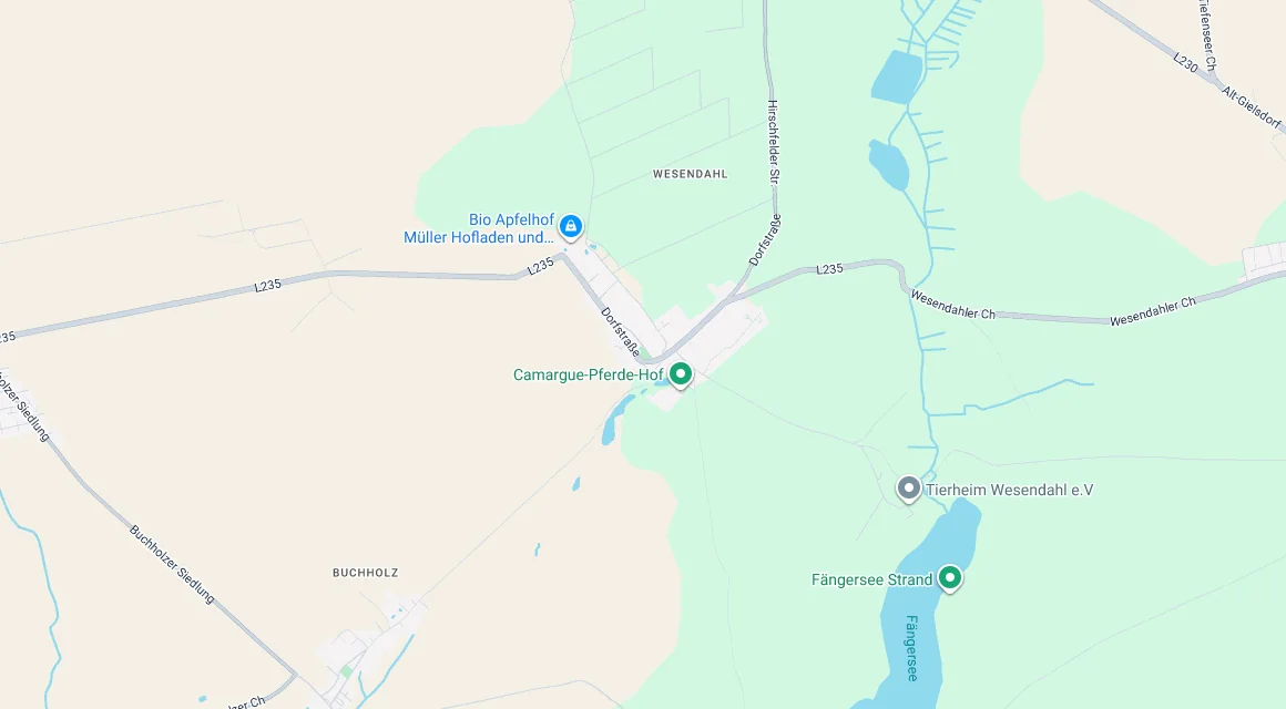 Karte Einsatzgebiet Schlüsseldienst Hillemeyer in Wesendahl, Brandenburg