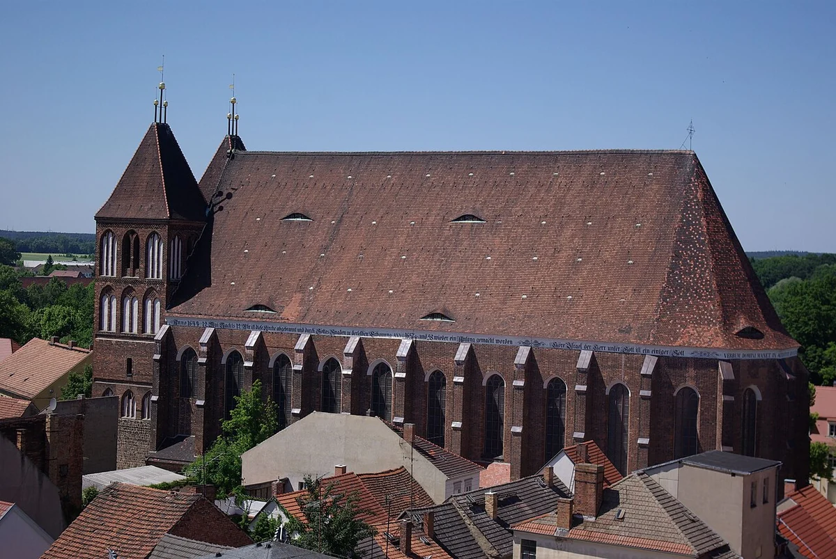 Nikolaikirche Luckau – gotische Stadtkirche in der Altstadt, Niederlausitz, Brandenburg