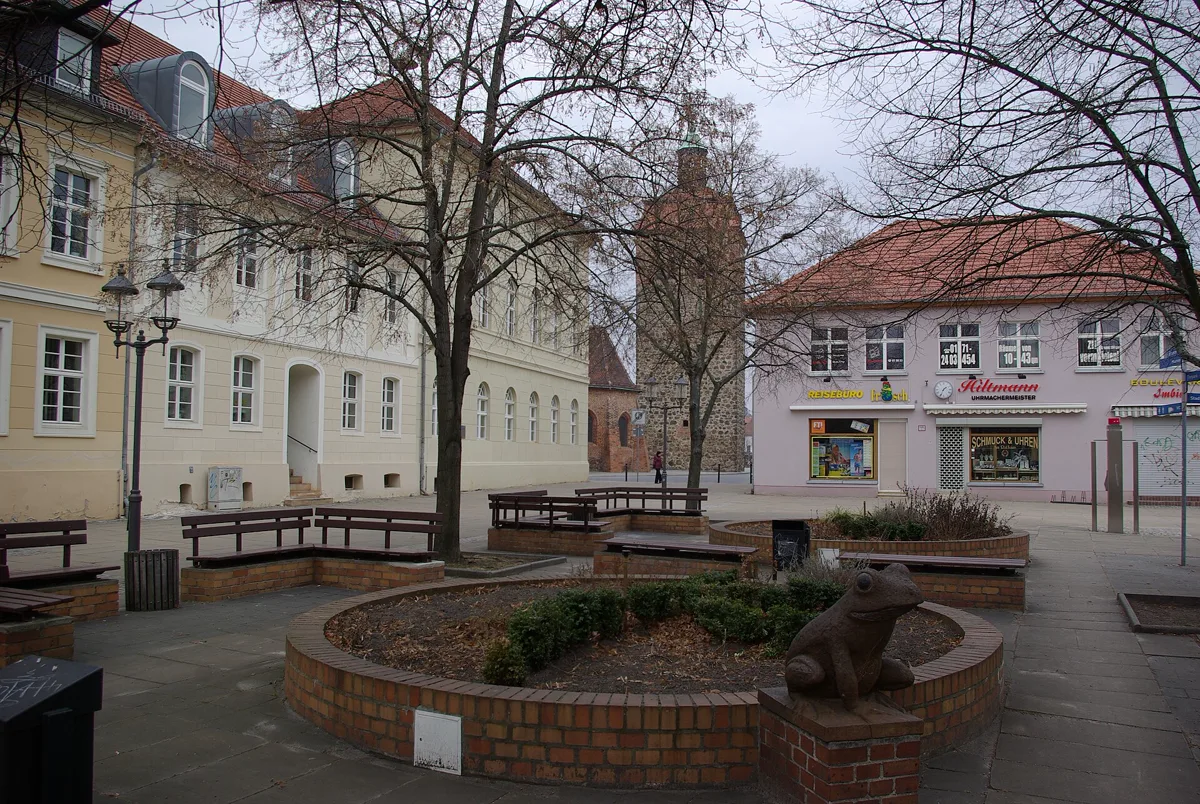 Rathaus Luckenwalde an der Breiten Straße in Luckenwalde, Brandenburg