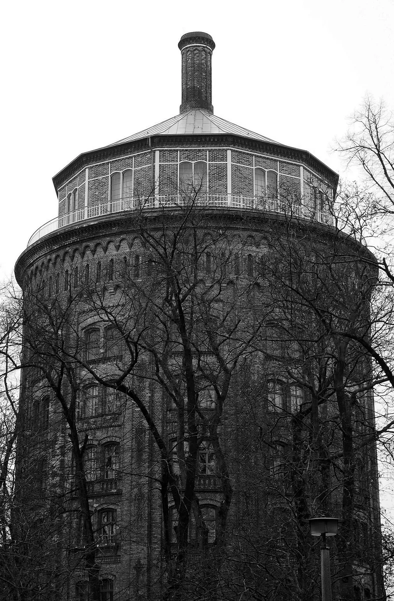 Wasserturm Prenzlauer Berg an der Knaackstraße – ältester erhaltener Wasserturm Berlins, Kollwitzkiez, Pankow