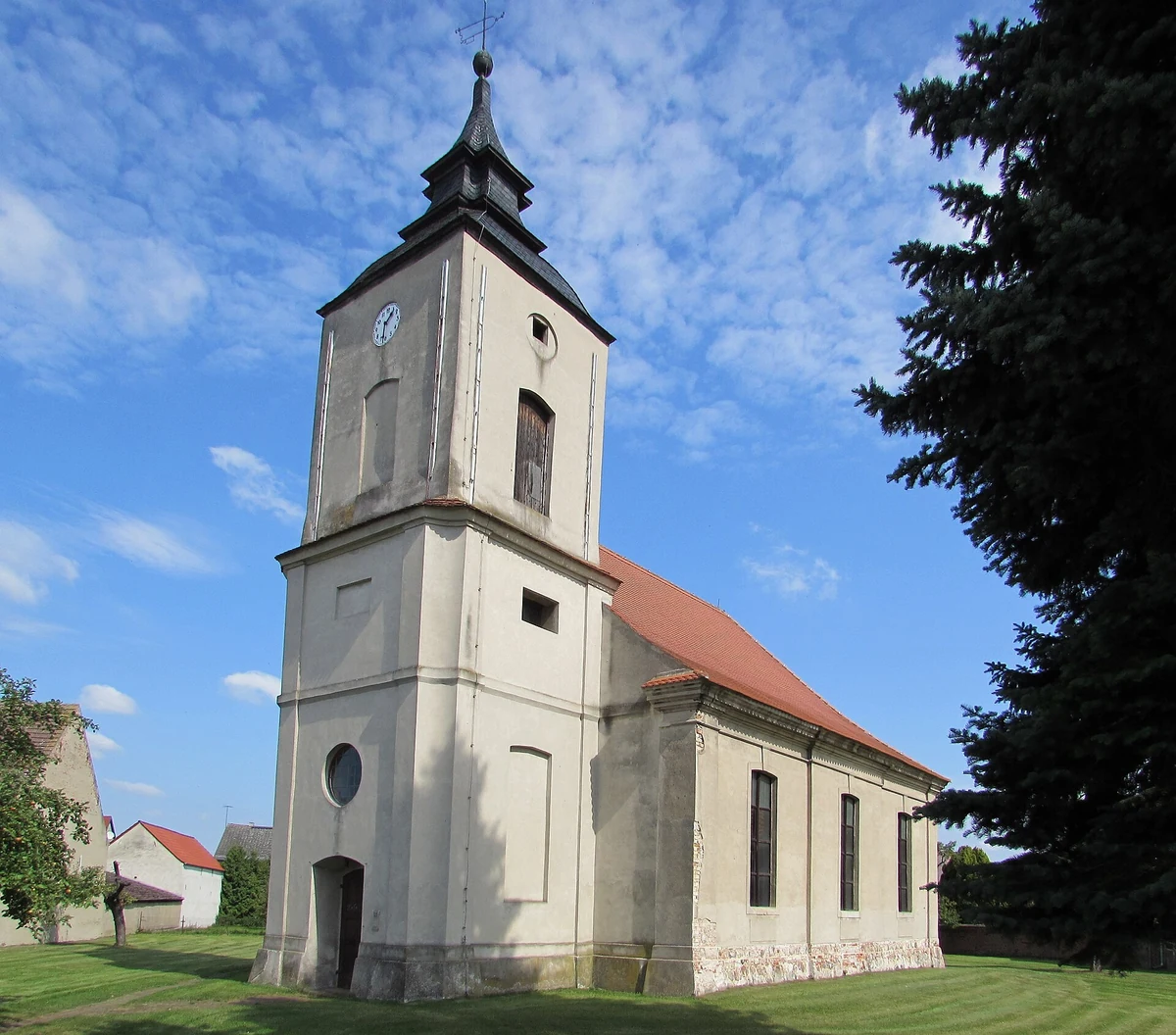 Dorfkirche Wollin – barocke Dorfkirche im Ortskern, Amt Ziesar, Potsdam-Mittelmark, Brandenburg
