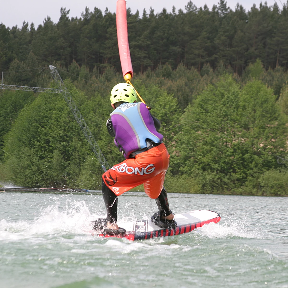 Wasserskipark Zossen in Horstfelde – Strand und Wassersportanlage an der Schünower Straße, Ortsteil der Stadt Zossen, Teltow-Fläming, Brandenburg