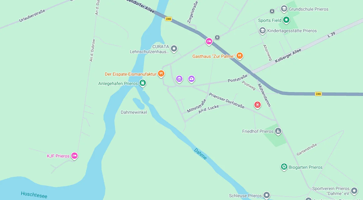 Karte Einsatzgebiet Schlüsseldienst Hillemeyer in Heidesee, Brandenburg