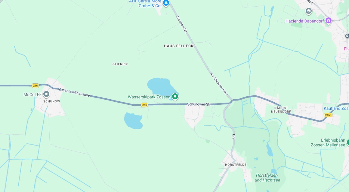 Karte Einsatzgebiet Schlüsseldienst Hillemeyer in Horstfelde, Brandenburg